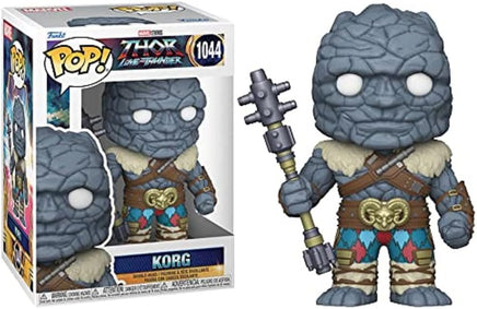 Marvel Funko Pop! Thor Love and Thunder Collection Korg Bobble-Head Figure - thetoyfever