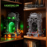 LED Light Up Skull Gate  Building Blocks 1144PCS