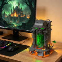 LED Light Up Skull Gate  Building Blocks 1144PCS