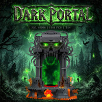 LED Light Up Skull Gate  Building Blocks 1144PCS