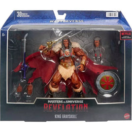 Masters Of The Universe Masterverse Deluxe Action Figure Revelation King Grayskull - thetoyfever