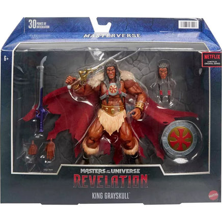 Masters Of The Universe Masterverse Deluxe Action Figure Revelation King Grayskull - thetoyfever
