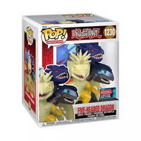 Funko Pop! Super Animation Yu-Gi-oh! 1230 Five- Headed Dragon Vinyl Figure 2022 Fall Convention Exclusive Limited Edition - thetoyfever
