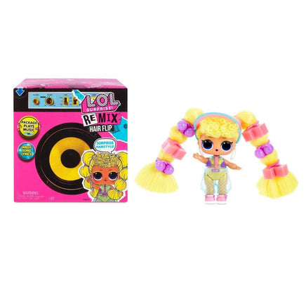 LOL Surprise Remix Hair Flip Hair Reveal & Music Mini Figure Doll with 15 Surprises - thetoyfever